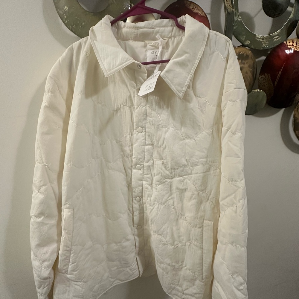 STYLUS Women's Off-White Puffer Jacket